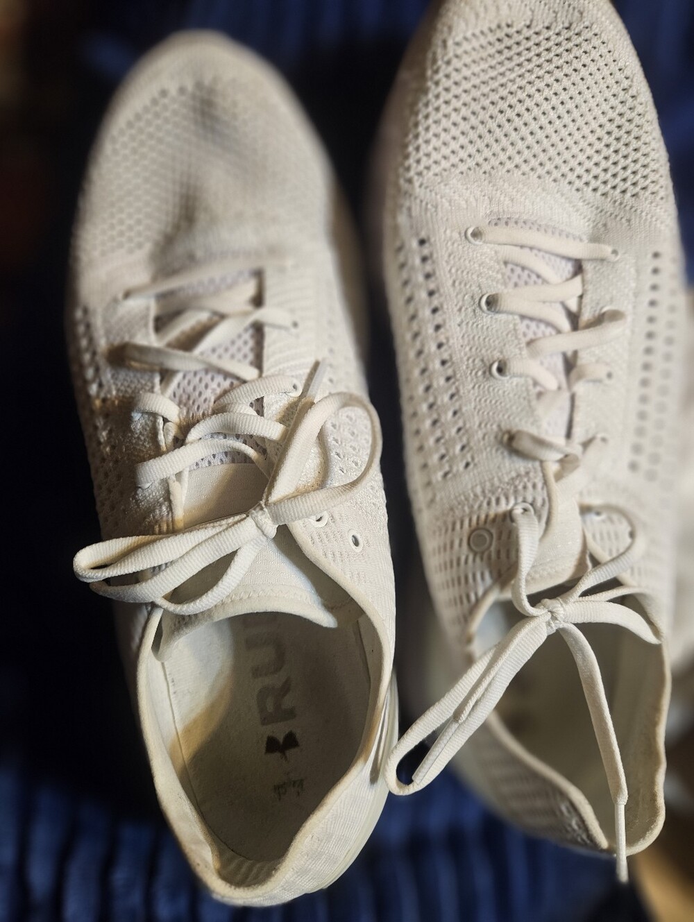 Under Armour White Canvas Shoes